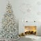 6.5ft. Pre-Lit Snowy Chatham Slim Artificial Christmas Tree, Warm White LED Lights